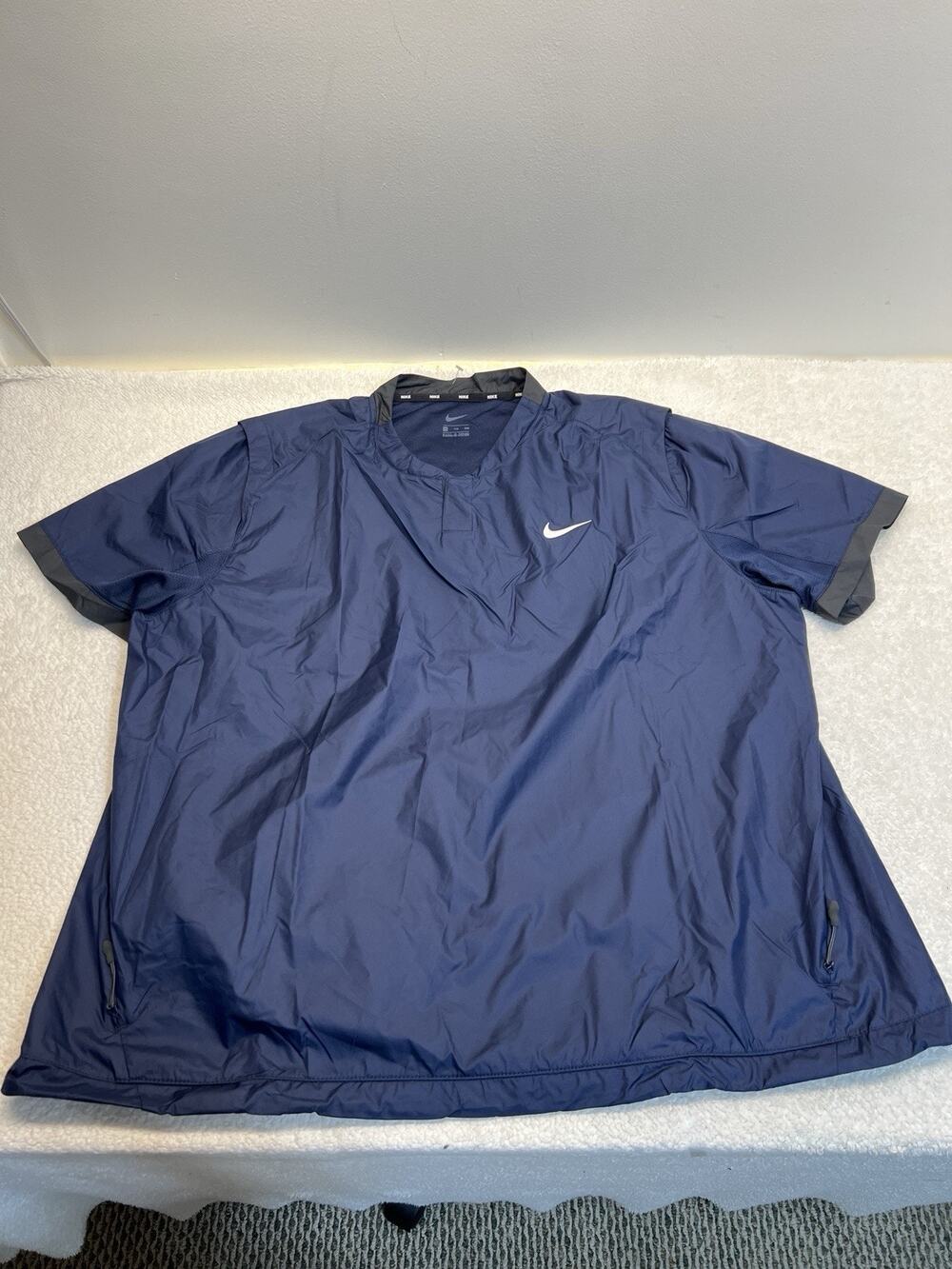 Women’s Nike softball pullover, pockets, Navy Blue 2XL